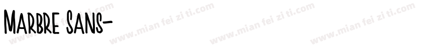 Marbre Sans字体转换